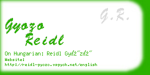 gyozo reidl business card